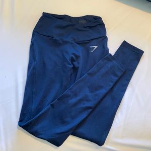 Navy blue gymshark legging